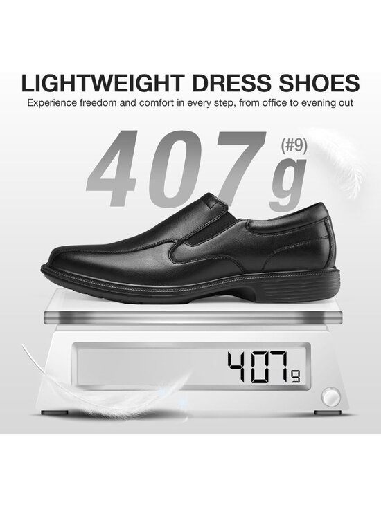 Stylish Men\'s Split Leather Loafers - Oxford Dress Shoes for Formal & Casual